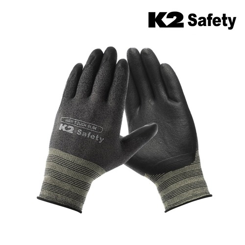K2 세이프티 하이터치슬림 (NBR장갑) (차콜) 최가도매몰 사업자를 위한 도매몰 | 안전화 산업안전용품 도매
